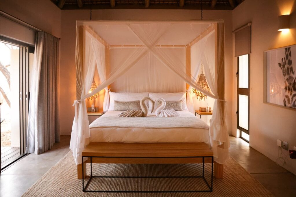 Ensuite bedroom at Villa Kudu